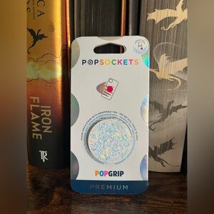 PopSocket PopGrip Premium - Iridescent Confetti White Phone Grip & Stand